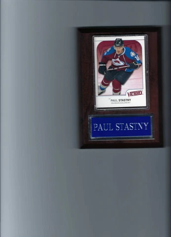 PAUL STASTNY PLAQUE COLORADO AVALANCHE HOCKEY NHL   C Cover