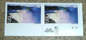 US .48 "Niagara Falls, New York" 1999 2 Airmail Stamps Scott C133 USPS MNH - Picture 1 of 2