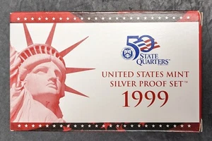 Juego de prueba de plata S 1999 9 piezas  - Imagen 1 de 8