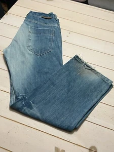 Kelen Mens Blue Jeans Distressed Size 34 x 30 - Picture 1 of 16
