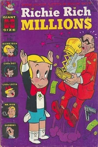 RICHIE RICH MILLIONS # 29 - HARVEY COMICS - 1968 - CENTS - RAR IN UK - Bild 1 von 2