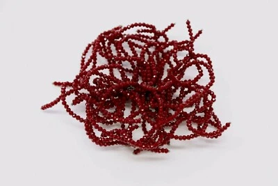 Broche prendedor Brunello Cucinelli brillante corte diamante con cuentas nuevo con etiquetas $2695 con 925 SLVR A181 Foto 1 de 3