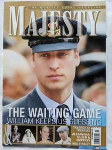 Majesty Magazine The Waiting Game William Keeps Us Guessing November 2010 - Picture 1 of 4