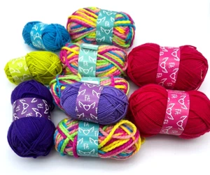 Lote de 10 madejas moda ángeles hilo tejer ganchillo manualidades - Imagen 1 de 11