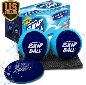 the Ultimate Skip Ball – Water Bouncing Ball (2 Pack) Create Lasting Memories... - Picture 1 of 1