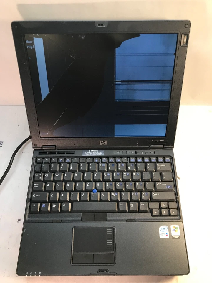 LOT OF 2- HP Compaq nc4400 12" Laptop Intel Core 2 Duo- BAD DISPLAY- MZ - Image 1 of 4