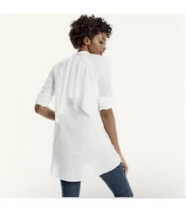 Neu mit Etikett CAbi Damen Med Urlaub Tunika Shirt weiß Langarm #5057 Knopfleiste - Bild 1 von 9