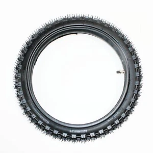 60/100- 14" 2.50 - 14 Inch Front Knobby Tyre Tire + Tube PIT PRO Trail Dirt Bike - Picture 1 of 4