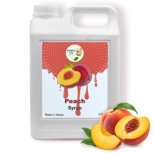 Sirup, Bubble Tea Slush Getränkesirup, Fruchtsirup Peach, Pfirsich 2,5 Liter Neu - Bild 1 von 5