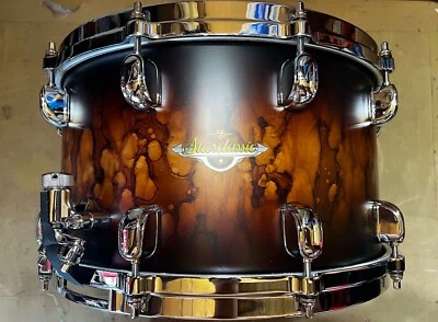 Tama MAS148-MBB Starclassic Maple 14x8" Snare Drum - Molten Satin Brown Burst - Image 1 of 4