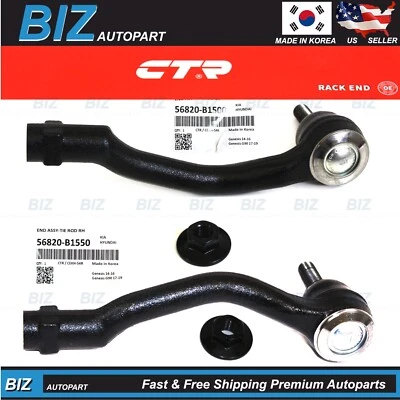CTR Tie Rod End LEFT & RIGHT for 2015-19 Hyundai Genesis G80 G90 AWD 56820-B1550 Foto 1 de 4