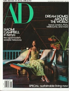Architectural Digest Magazin Mai 2021 Naomi Campbell Worldwide Dream Homes - Bild 1 von 2