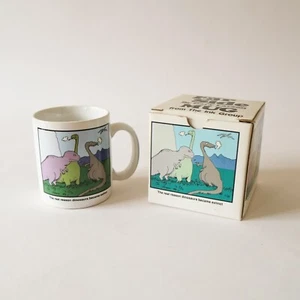 THE FAR SIDE MUG - Dinosauri Estinzione Fumo - Divertente Scherzo Umoristico Papà - Foto 1 di 7