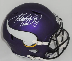 Vikings ADRIAN PETERSON Signed Riddell Full Size Replica Speed Helmet AUTO - JSA - Picture 1 of 1