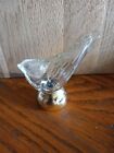 Vtg Avon Song Bird 15 Oz Wren Sparrow Glass Shape Bottle