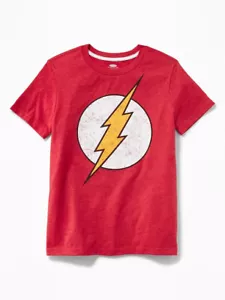 Neu mit Etikett Old Navy DC Comics The Flash Lightning Bolt T-Shirt T-Shirt Jungen S M 6 8 - Bild 1 von 2
