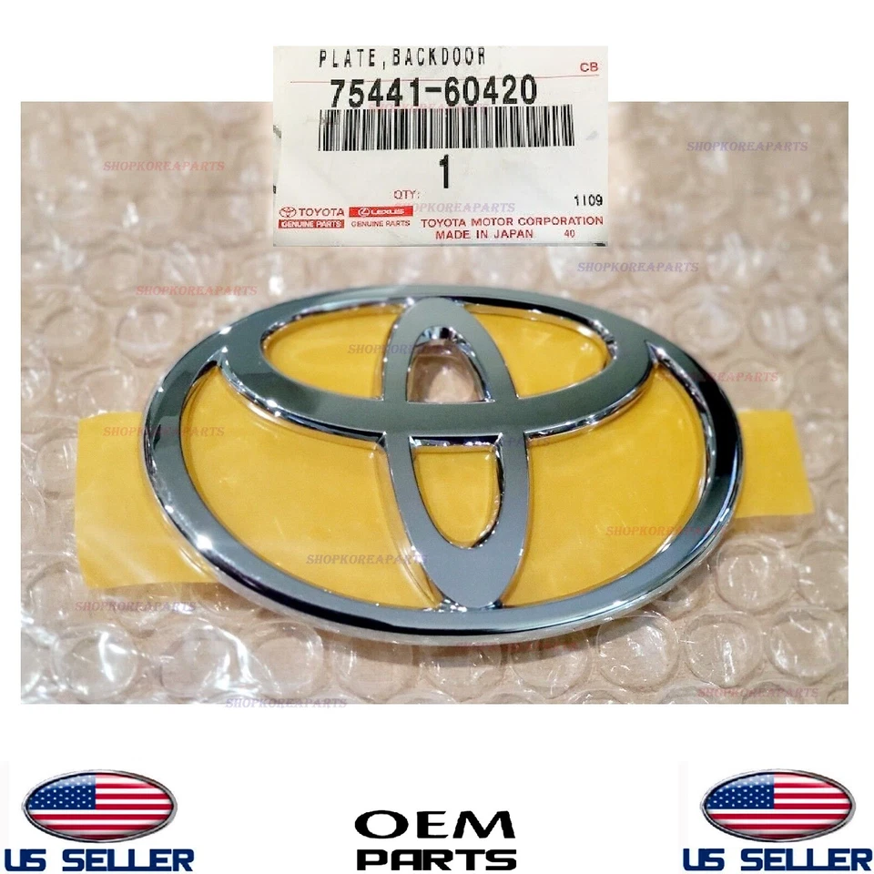 Símbolo de logotipo de emblema trasero genuino ⭐OEM⭐ Toyota Land Cruiser FJ80 FZJ80 1996-1997 Foto 1 de 1