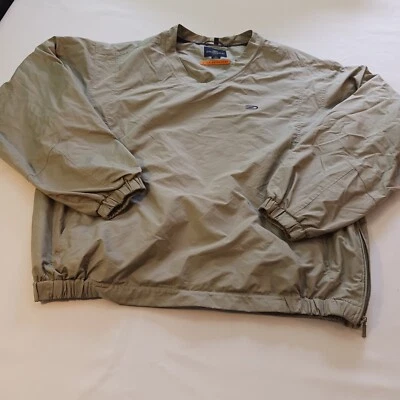 Dockers Golf Rain Wind Jacket Men's M Stain Defender Series Fleece Lined Chest - Image 1 of 4