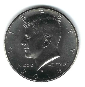 2018-D Denver  Kennedy Brilliant Uncirculated Half Dollar Coin! - Picture 1 of 3