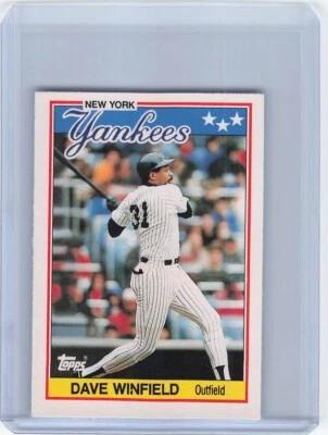 1988 Topps United Kingdom Minis - #85 Dave Winfield - Image 1 of 2