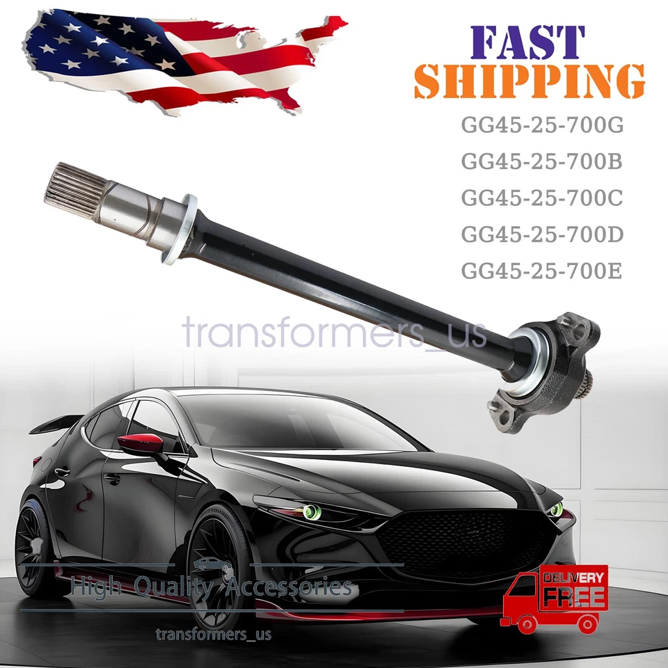 Fits for Mazda 3 2010 2011 2012 2013 CV Intermediate Shaft GG45-25-700G New - Image 1 of 4