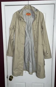Merrell Women’s Jacket Windbreaker Sz Medium Khaki Hoodie - Picture 1 of 7