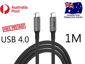 240W USB C Type C Charger Cable Fast Charge For Samsung S24 S23 S22 Huawei 1M - Picture 1 of 2