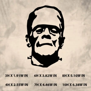 Frankenstein|Halloween|Calcomanía|Coche|Ventana|Laptop|Tablet - Imagen 1 de 9