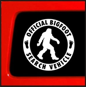 Sticker Connection | Official Bigfoot Search Vehicle Bumper Decal Car Truck - Picture 1 of 7