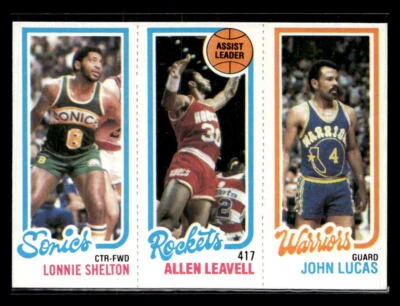 1980-81 Topps #96 / 104 / 231 John Lucas - Image 1 of 2