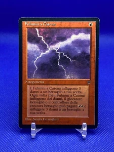 MAGIC THE GATHERING MTG - Legends - Chain Lightning - Italian Version - Picture 1 of 2