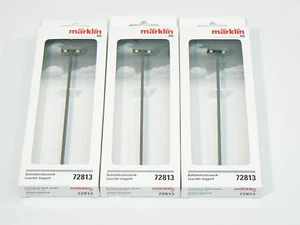 Märklin H0 Beleuchtung Set Bahnbetriebswerk Leuchte doppelt LED 3 x 72813 neu - Bild 1 von 2