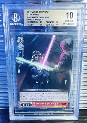 Weiss Schwarz Star Wars Darth Vader Dark Side Rare Foil BGS 10 PRISTINE POP 2 - Image 1 of 2