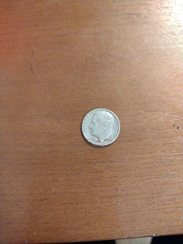 1974 dime  rim error - ( liberty & in God we trust) Cover