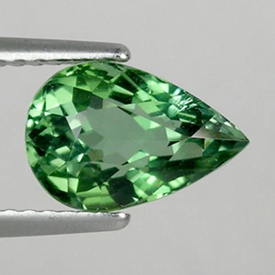 2.10 ct ULTRA RARE TOP SPARKLING NATURAL MOZAMBIQUE GREEN TOURMALINE 6322 mx - Image 1 of 2