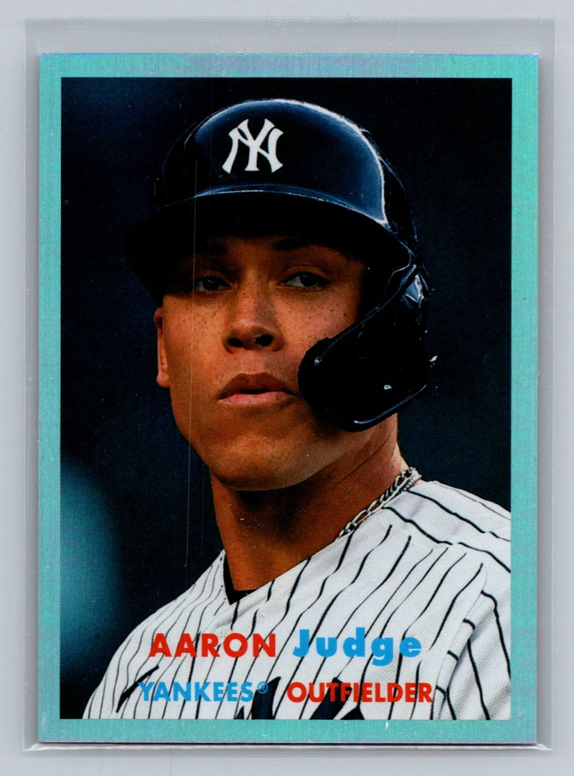 2021 Topps Archives #1 Aaron Judge Rainbow Foil #/150