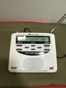 Midland Weather Alert Model No. WR-120EZ Tested Works Great NOAA Weather Radio - Picture 1 of 8