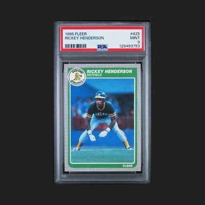Fleer 1985 - Rickey Henderson #425 Foto 1 de 3