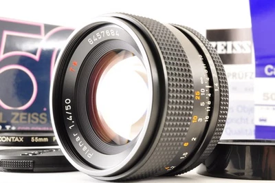 CONTAX Carl Zeiss Planar T* 50mm f1.4 MMJ Lens CY Mount Box *Excellent+5 #5005 - Image 1 of 4