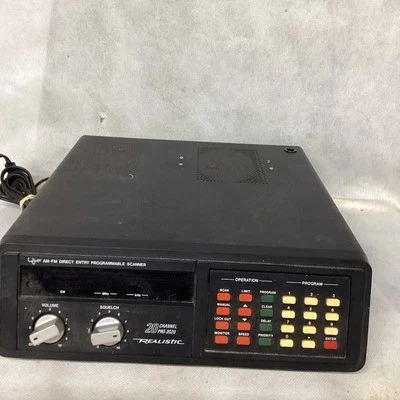 Vtg REALISTIC PRO-2020 AM/FM VHF/UHF 20 Channel  Programmable Scanner *PARTS - Image 1 of 4