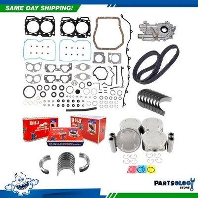 Главный комплект для восстановления двигателя DNJ EK715BM для 00–06 Subaru Baja 2,5 л H4 SOHC 16 В - Изображение 1 из 4
