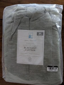 POTTERY BARN KIDS Evelyn Bow Valance BO Panel - Salbei - 44x84" - OPEN BOX - Bild 1 von 3
