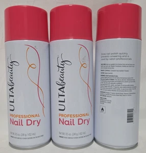 (3 Ct) Ulta Beauty Profesional Nail Dry 8.5oz Spray Dry Polish Quickly - Picture 1 of 2