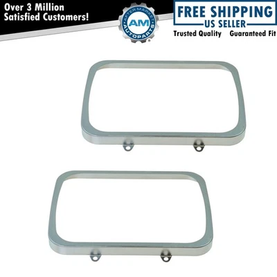 Dorman 42430 New Headlight Retainer Ring Pair For Ford Super Duty Truck Van - Image 1 of 4