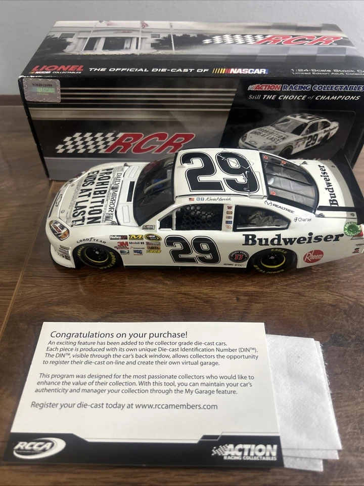 Kevin Harvick 2012 Impala #29 Budweiser Prohibición Nascar Die-cast 1 de 1729 Foto 1 de 4