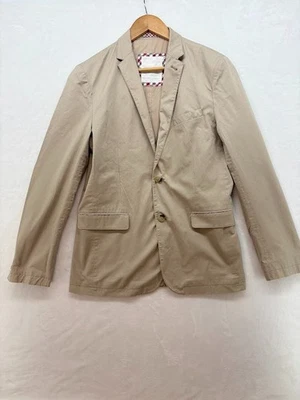 Men's Ben Sherman Khaki Brown Blazer Sport Coat Size Medium Lightweight Cotton - Image 1 of 4