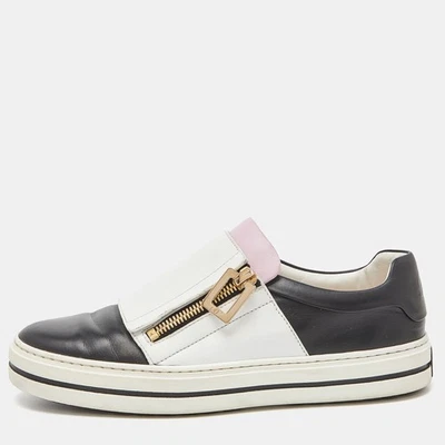 Zapatillas Roger Vivier Tricolor Cuero Sneaky Viv Cremallera Talla 36 Foto 1 de 4