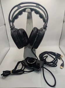 Auriculares para juegos Razer Tiamat 7.1 - Subwoofers dobles con control de audio probados funcionando - Imagen 1 de 13