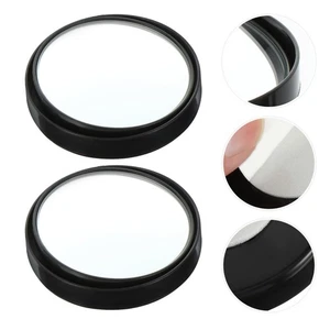 1 Pair Car Mounted Back Side Format Mirrors Black Car Blind Spot Mirrors - Bild 1 von 12