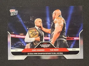 2025 Topps Now WWE Cody Rhodes & The Rock No Deal! Card #26 - Picture 1 of 1